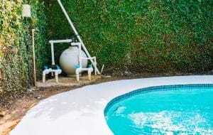 Pool pump with sand filter